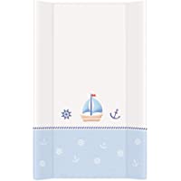 Los mejores  - Cambiador Bebe para Cuna Impermeable para Niños y Niñas - Blanco Azul 70x50 cm